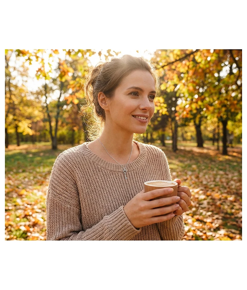 Bling Jewelry Romantic Key to Her Heart Pendant Necklace Gold Plated .925 Sterling Silver