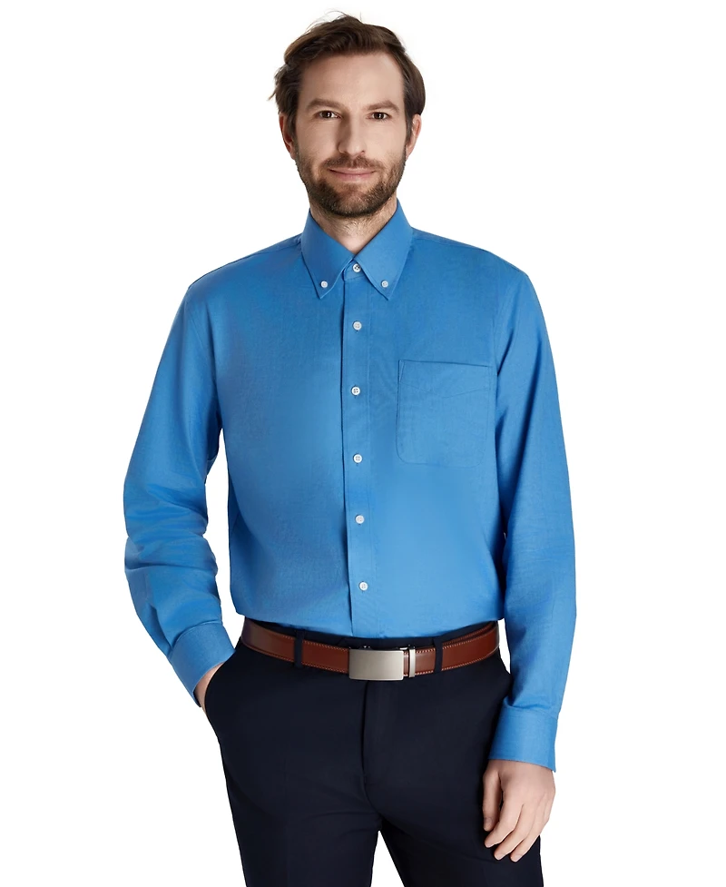 Club Room Men's Oxford Solid Dress Shirt, Macy's Exclusive