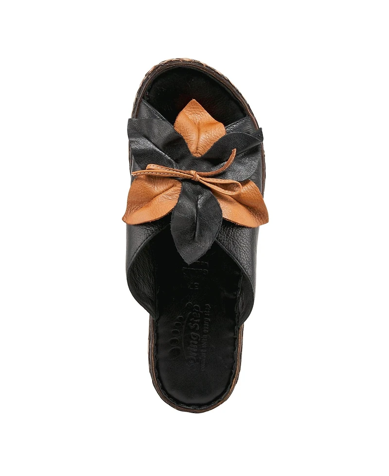 Spring Step Hilary Women's Platform Slide with Leather Upper