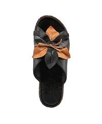 Spring Step Hilary Women's Platform Slide with Leather Upper