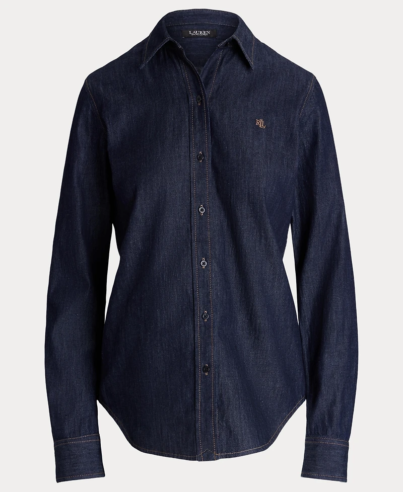 Lauren Ralph Women's Classic-Fit Long-Sleeve Shirt