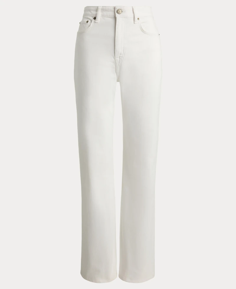 Lauren Ralph Women's High-Rise Wide-Leg Jeans