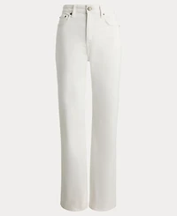 Lauren Ralph Women's High-Rise Wide-Leg Jeans
