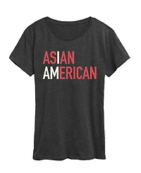Hybrid Apparel Plus Instant Message Am Asian American Graphic T-Shirt