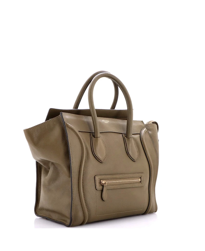 Pre-Owned Celine Mini Luggage Bag Grainy Leather
