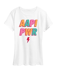 Hybrid Apparel Plus Instant Message Aapi Power Graphic T-Shirt