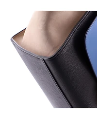 Pre-Owned Celine Small Trapeze Bag Leather with Patent