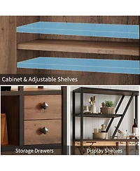 gaomon Bar Cabinet with Power Outlets