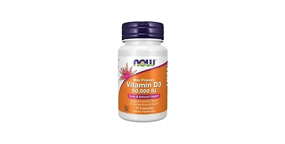 Now Foods Max Potency Vitamin D3,50,000 Iu,15 Veg Caps