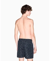 A|X Armani Exchange Men's Logo Print Swim Trunk