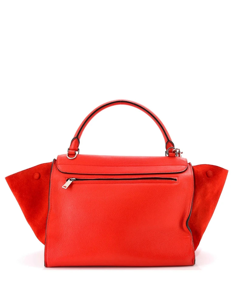 Pre-Owned Celine Medium Trapeze Bag Leather