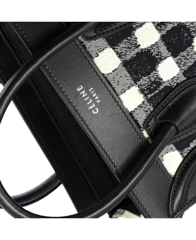 Pre-Owned Celine Nano Luggage Bag Tweed