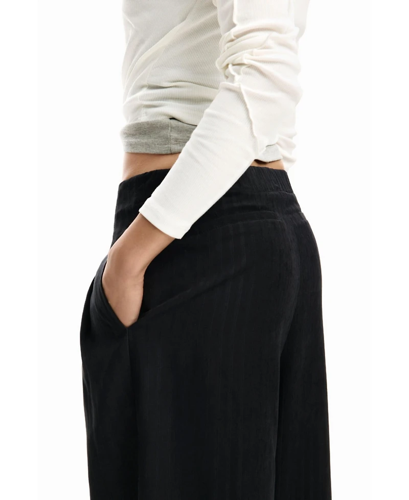 Desigual Women's Long pleated trousers