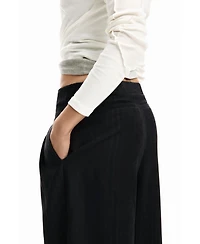 Desigual Women's Long pleated trousers