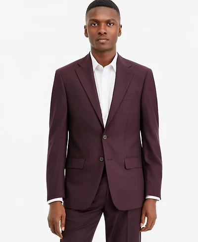 Calvin Klein Men's Slim-Fit Wool-Blend Suit Jacket