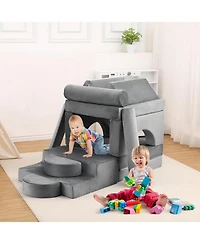 Modular Kids Couch 13PCS Nugget Couch,Toddler Couch for Creative Boys Girls, Convertible Nugget Couch Kids Modular Play Couch, Kids Sofa for Playroom