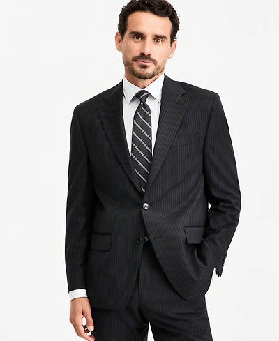 Michael Kors Men's Classic-Fit Pinstripe Wool-Blend Suit Separate Jacket