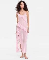 I.n.c International Concepts Women's Flutter Chiffon Nightgown, Macy's Exclusive