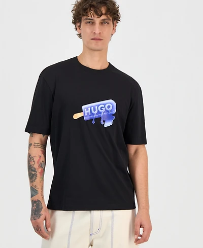 Hugo Boss Men's Noglasy Cotton Logo-Graphic T-Shirt