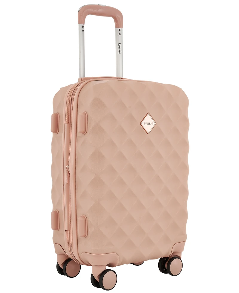 Kensie Appleton Collection 20" Rolling Hard Case Carry-On