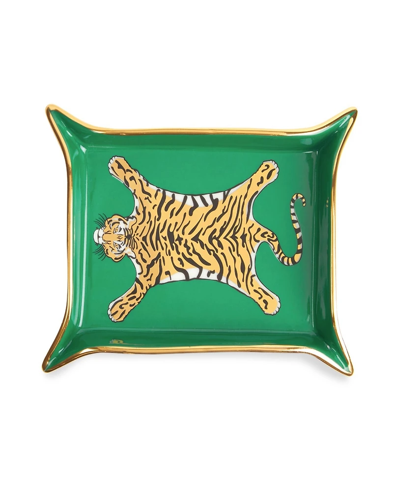 Jonathan Adler Porcelain Tiger 5" Valet Tray