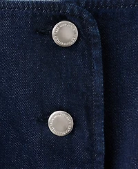 Mango Women's Buttoned Denim Top