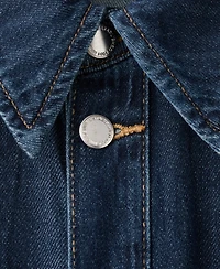 Mango Women's Buttons Denim Jumpsuit