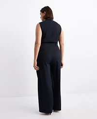 Mango Women's Straight Lyocell Pants