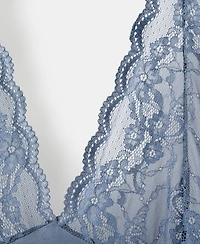 Mango Women's Back Neckline Lace Nightgown