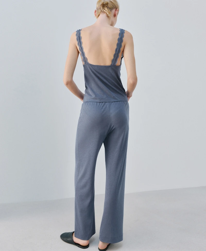 Mango Women's Basic Long Lyocell Trousers