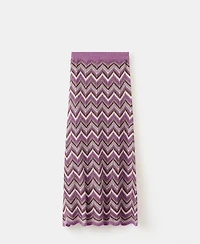 Mango Women's Flared Knitted Skirt