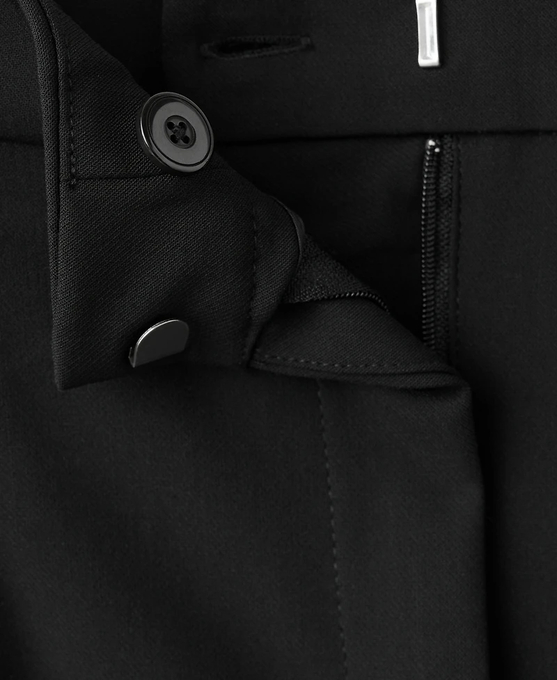 Mango Women's Straight-Fit Pleated Pants