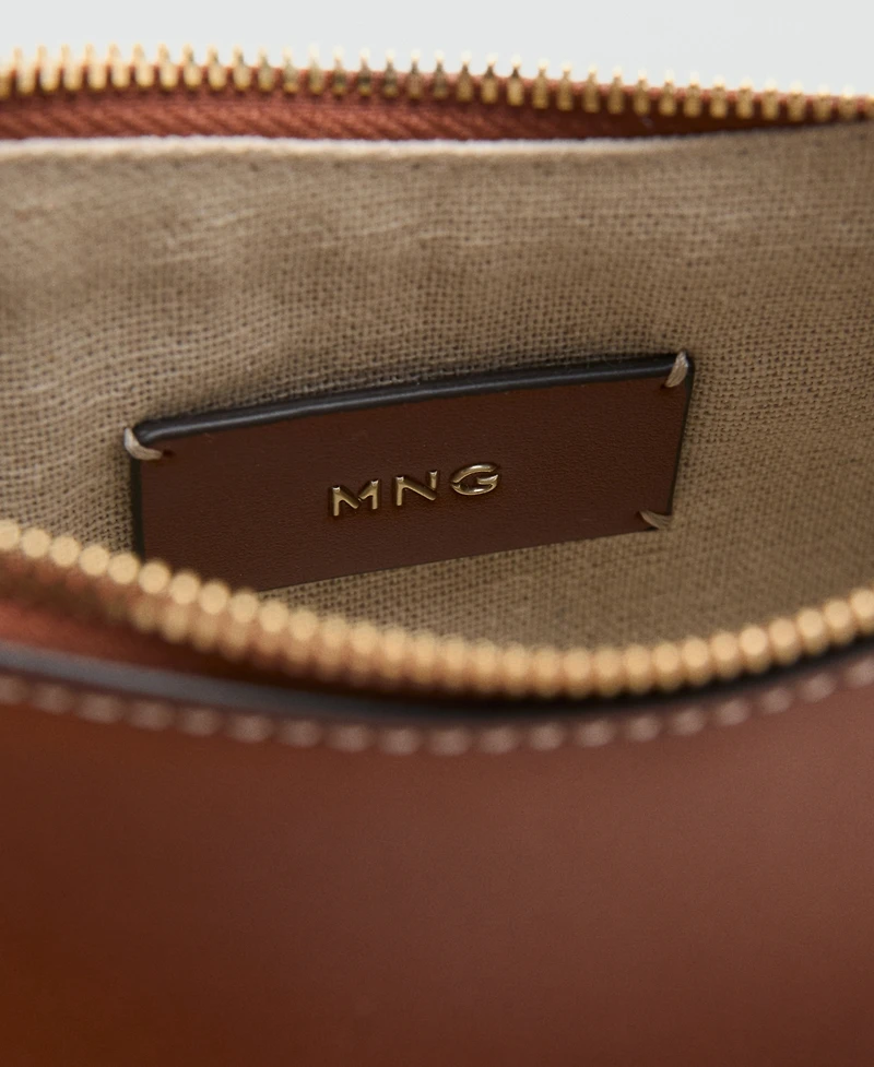 Mango Women's Oval Shoulder Bag