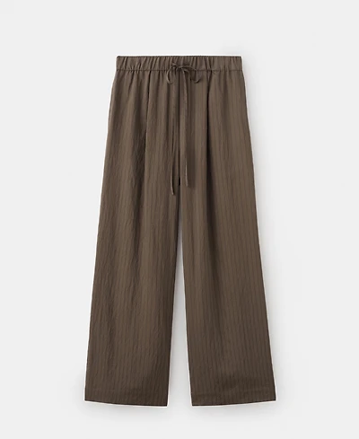 Mango Women's Straight Striped Pants