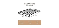 gaomon Full 10 Inch Metal Platform Bed Frame - Steel Slats No Box Spring
