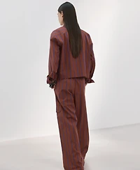 Mango Women's Side Pockets Cargo Pants