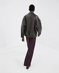 Mango Women's Combined Striped Pants