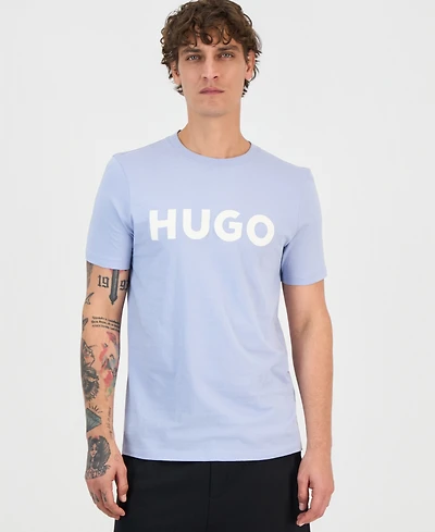 Hugo Boss Men's Dulivio Cotton Logo Crewneck T-Shirt