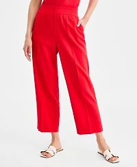 Jones New York Women's Mid Rise Pull-On Cropped Pants