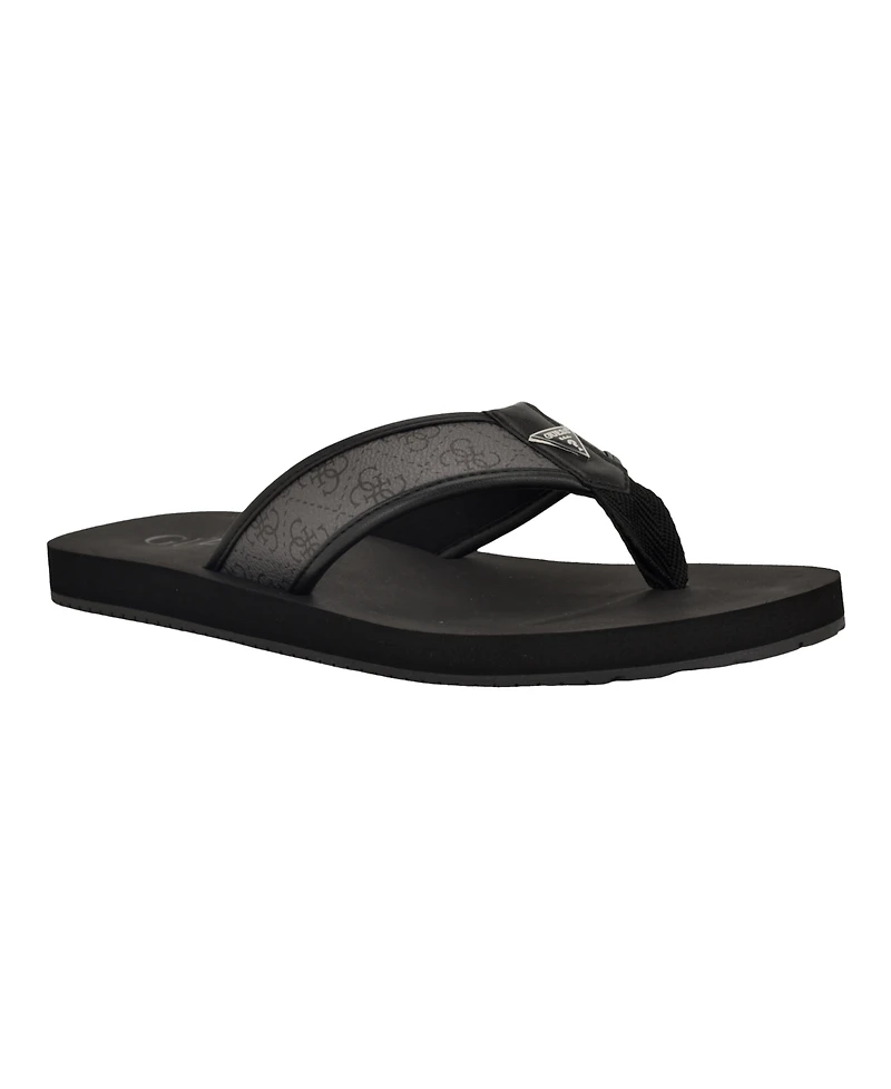 Guess Men's Dingle Casual Flip Flop Thong Sandals