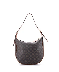 Pre-Owned Celine Medium Heloise Bag Triomphe Coated Canvas