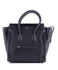 Pre-Owned Celine Micro Luggage Bag Grainy Leather