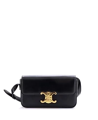 Pre-Owned Celine Triomphe East-West Shoulder Bag Smooth Calfskin