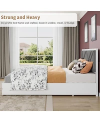 gaomon Led Bed Frame with Storage Headboard & Drawers