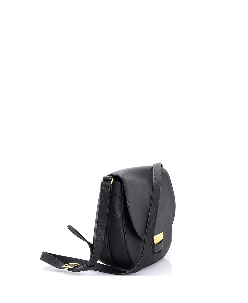 Pre-Owned Celine Medium Trotteur Crossbody Bag Calfskin