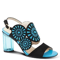 Azura Embroidery Women's Pump with Adjustable Ankle Strap