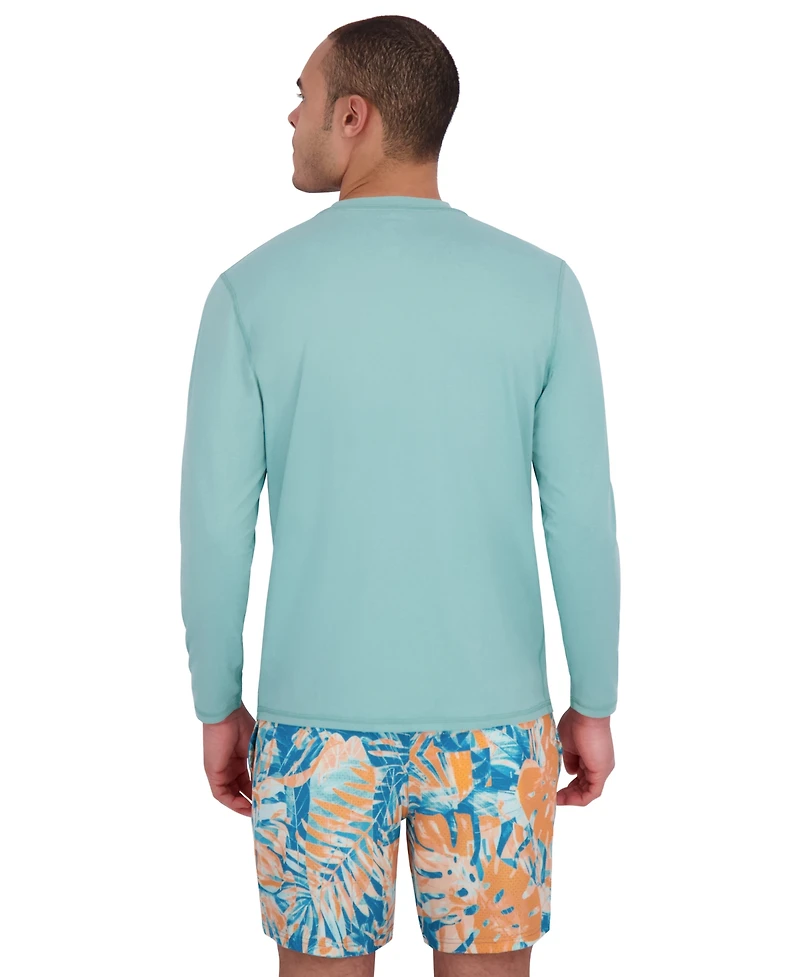 Spyder Men's Core Long-Sleeve Crewneck Upf 50+ Rashguard