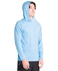 Spyder Men's Hooded Raglan Long-Sleeve Upf 50+ Rashguard