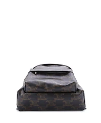 Pre-Owned Celine Medium Front Pocket Backpack Triomphe Xl Coated Canvas