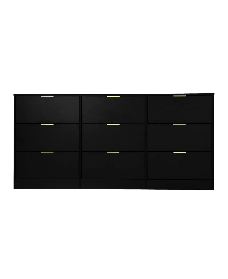 flynama Slim 5 Drawer Dresser Wood for Bedroom Living Room Small Space Storage